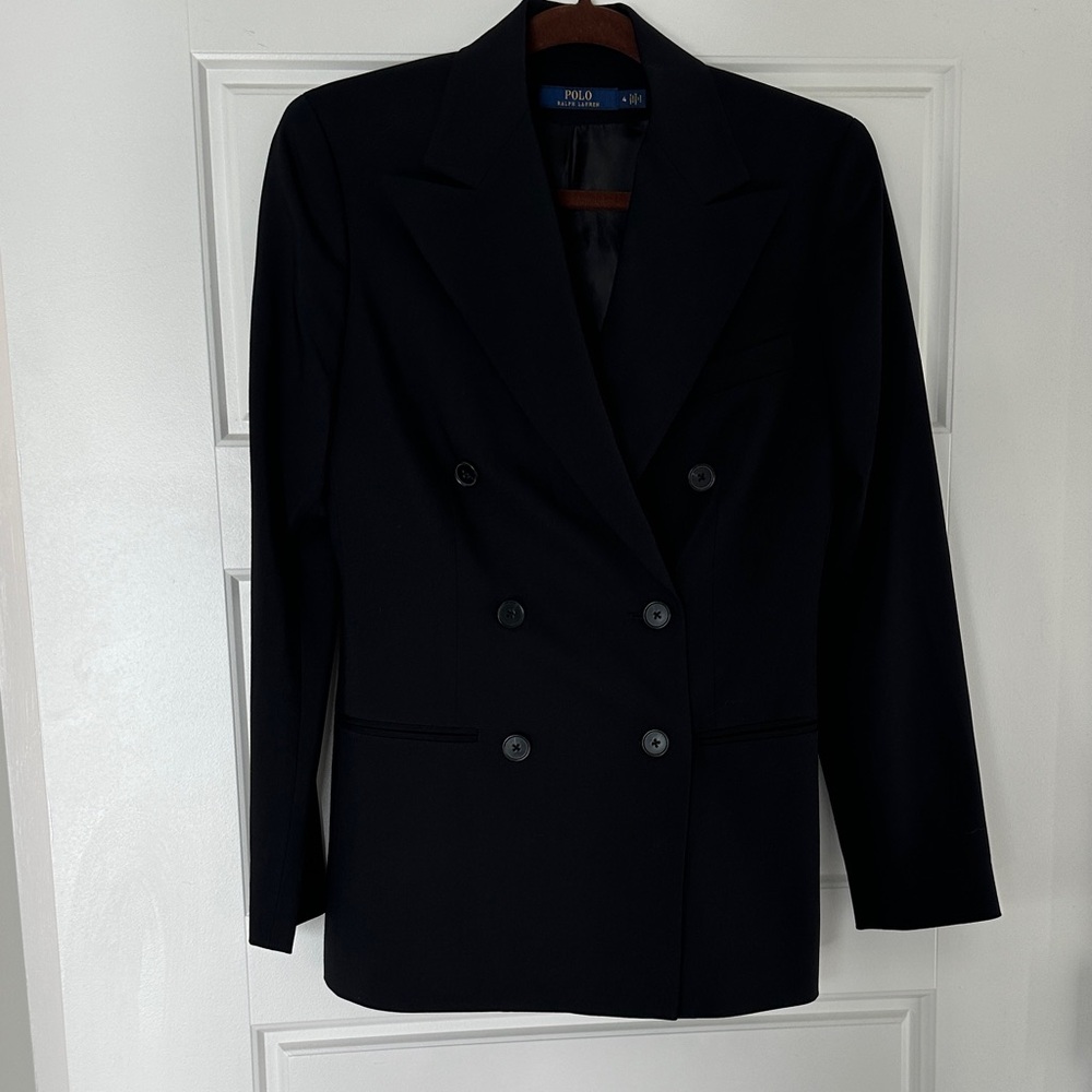 Polo by Ralph Lauren Navy Double-Breasted Blazer